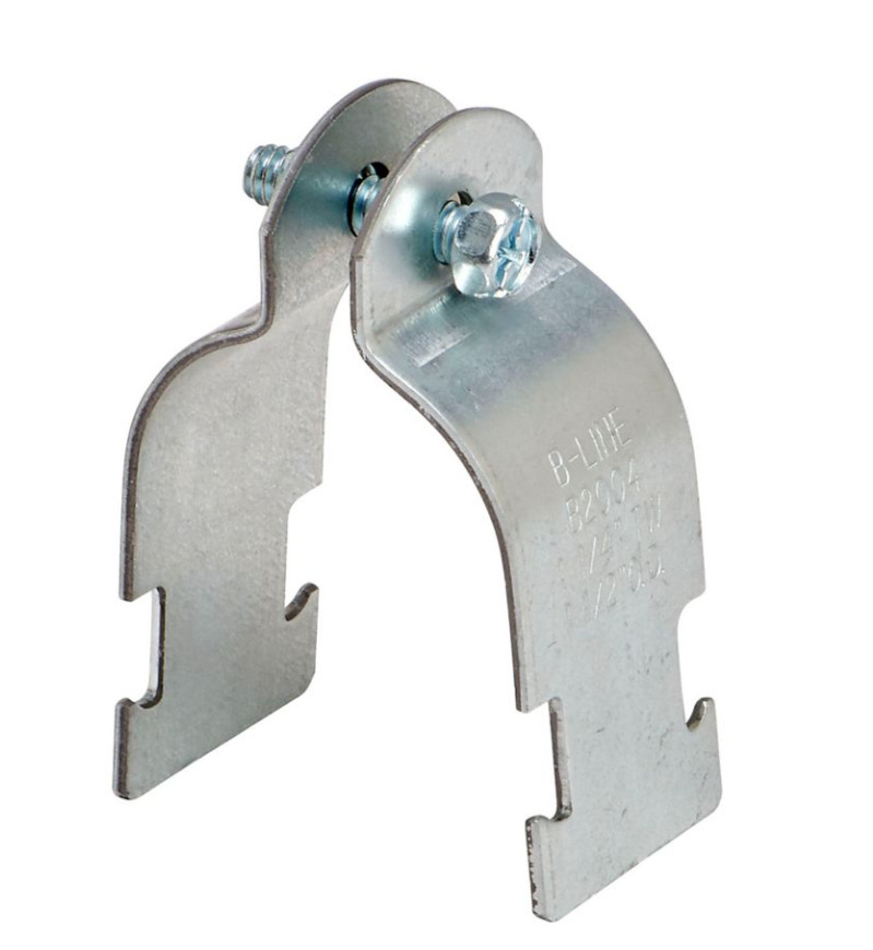 B2013PAHDG B2000 2-Piece Pre-Assembled Pipe Clamp, 2 in Conduit, Low Carbon Steel