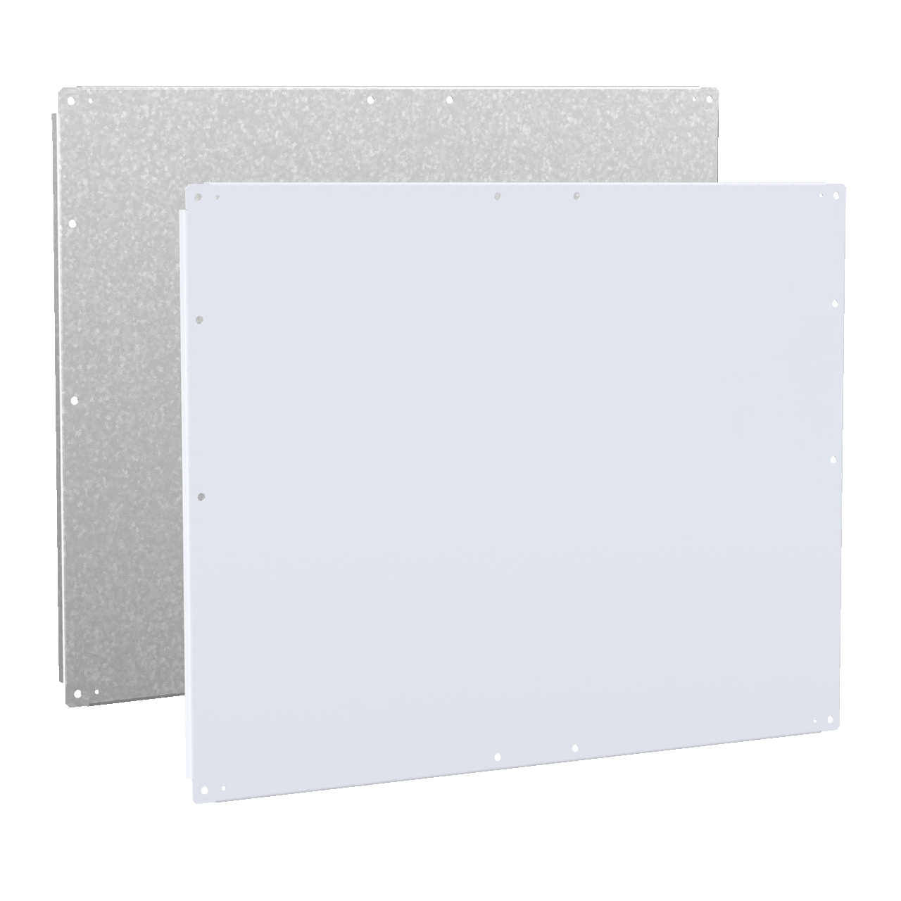 A49P68N A38P Enclosure Panel, 68 in W x 49.16 in H, 10 ga Steel, White