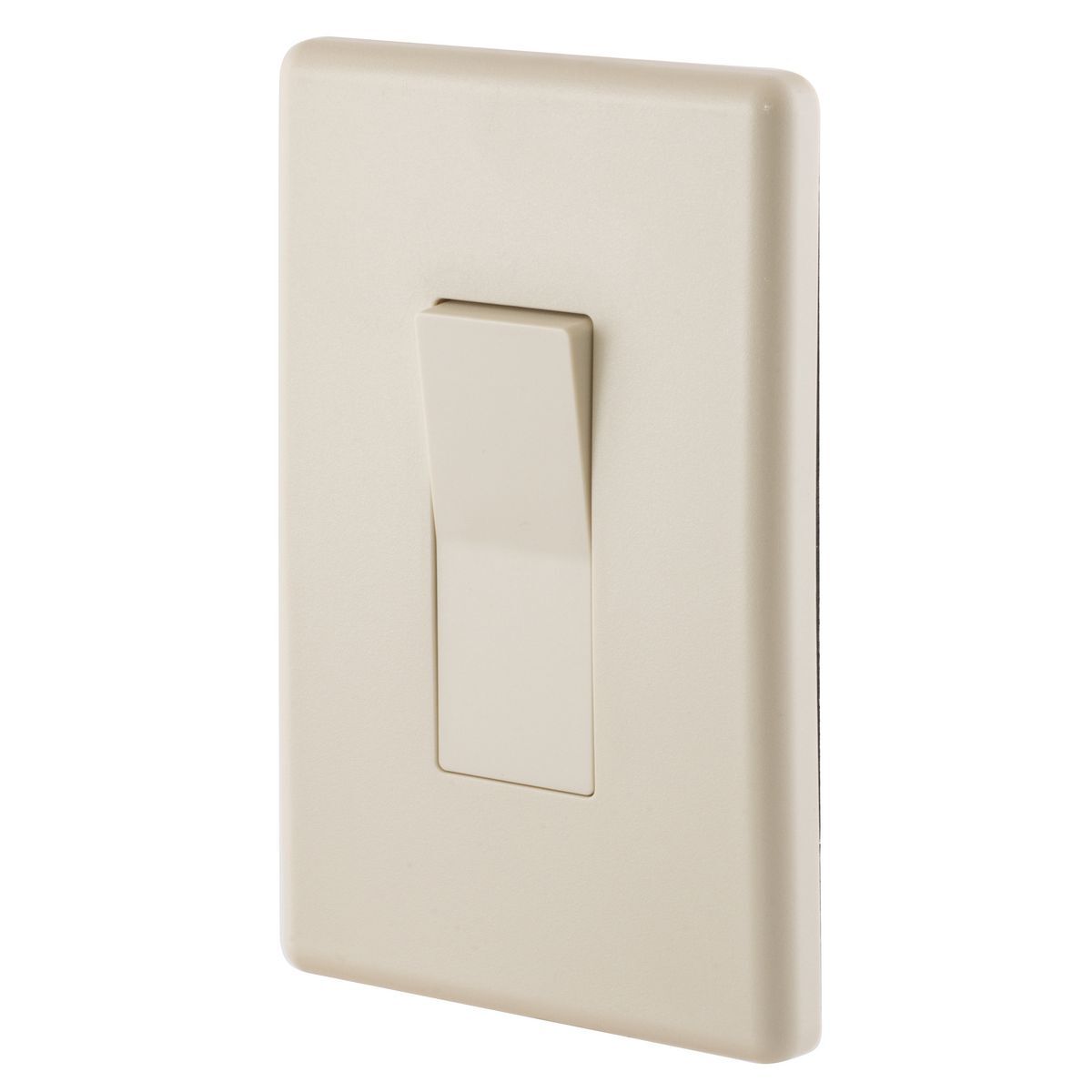 RSD120WPLA Style Line Decorator Residential Grade Self-Grounding Weather-Resistant Rocker Switch, 120/277 V AC, 20 A, 1 Pole