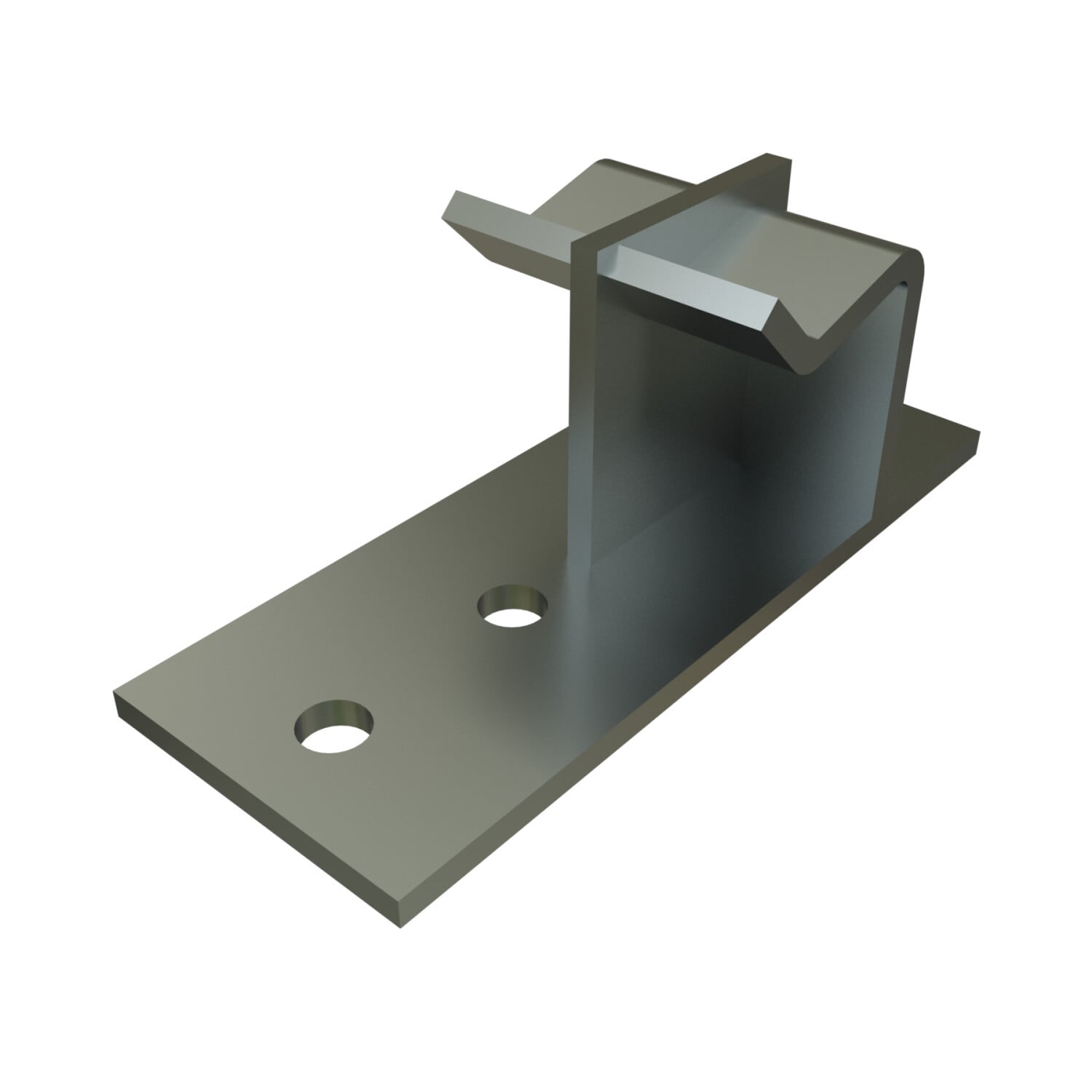 P2454-EG Double Axel Pipe Support, 1-5/8 in W x 1/4 in THK, For Use With 1-1/4 in Standard Pipe