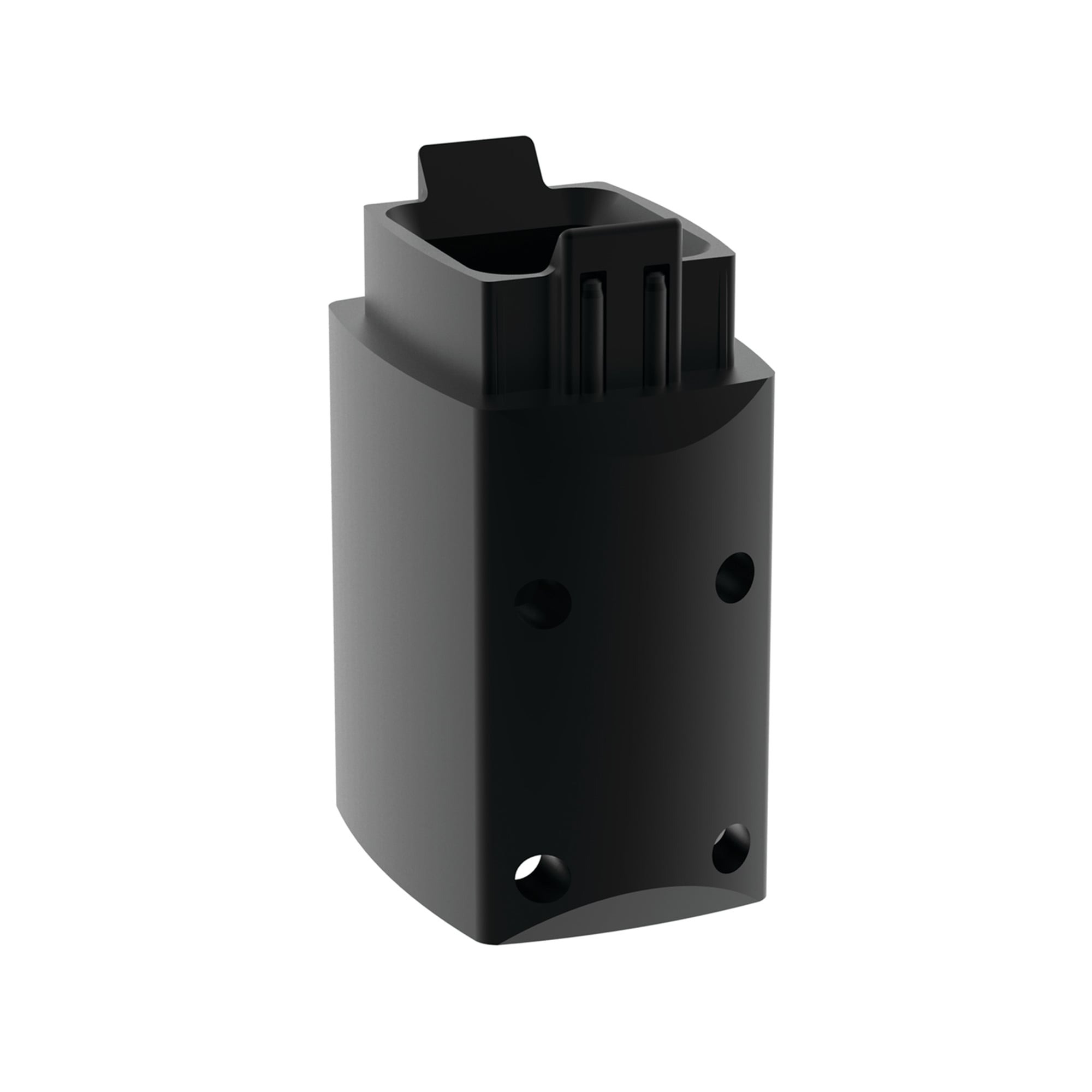 S2MTA Syspend CS4 Tube Adapter, 5.51 in H x 3.94 in W x 2.76 in D, For Use With SYSPEND 281-MAX Suspension System, Aluminum, Black