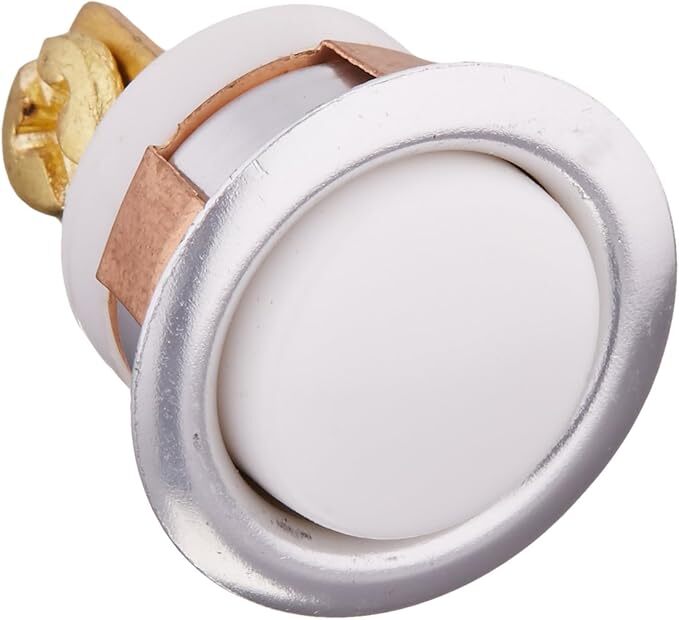 620 Low Voltage Non-Illuminated Pushbutton, 16 mm, 1NO Contact, Extended Operator, White