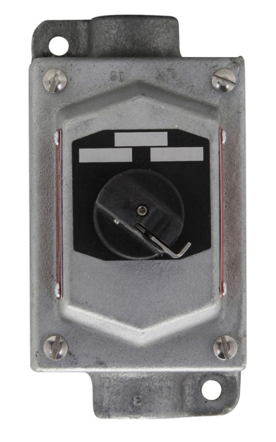 DS675 DS Series Complete Switch Cover Assembly With Square Handle, Copper-Free Aluminum
