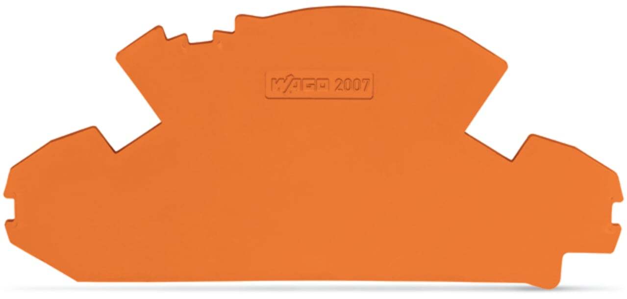 2007-8892 2007 Separator End Plate, 1.84 in L x 0.05 in W x 3.90 in H, Polyamide