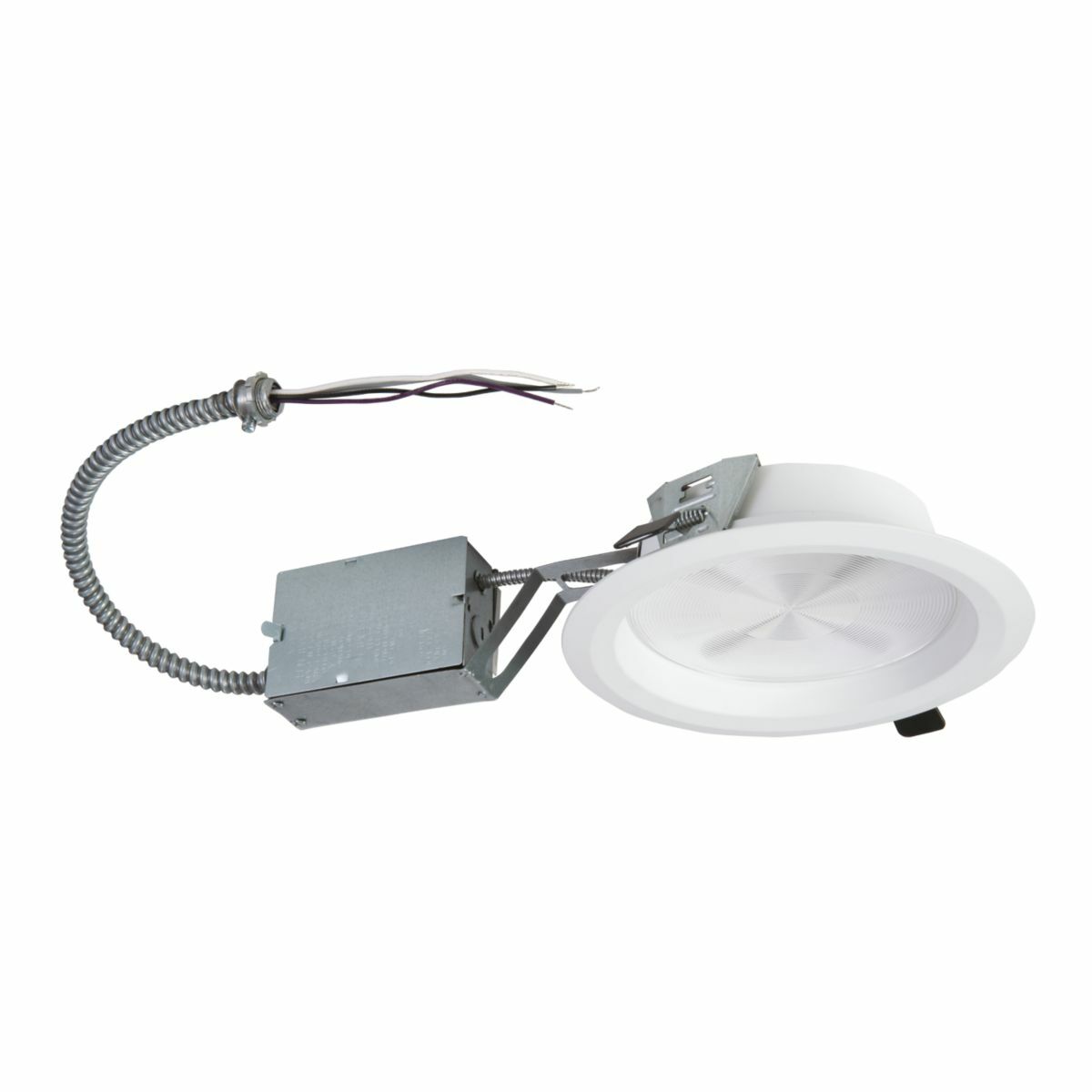 PR8R10D010 Halo Commericial PR8R Round Downlight Housing, LED Lamp, Non-IC Insulation, 120 to 277 V, Galvanized Steel Housing
