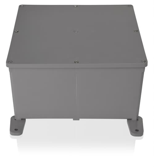 E989R-UPC Carlon Non-Metallic Rigid Conduit Molded Junction Box, 12 in H x 12 in W x 6 in D, Screw Cover, NEMA 6P NEMA Rating, Noryl