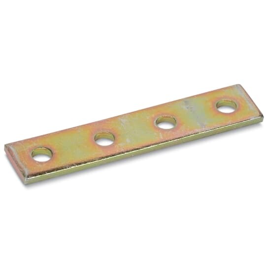 B-966 Kindorf 4-Hole Plate Connector, 6 in L x 1-1/2 in W, For Use With Channels, Steel, Galv-Krom