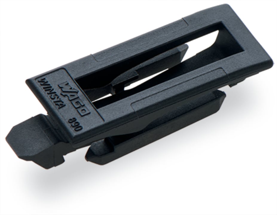 890-101 Lever Lock, For Use With Flying Leads, 0.019 MJ Fire Load, Polyamide, Black