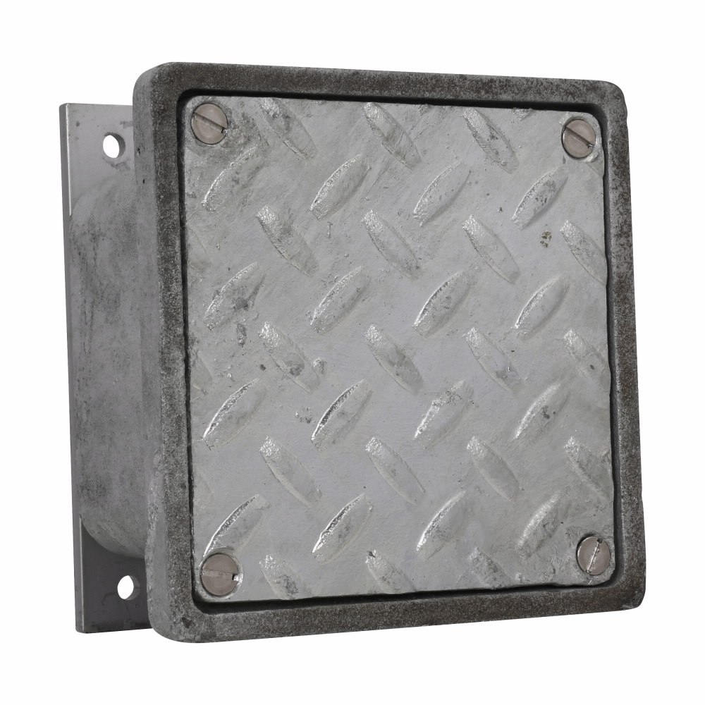 WJBF120806 External Flanged Heavy Duty Conduit Junction Box, 12 x 8 x 6 in, For Use With Conduit System, Feraloy Iron Alloy