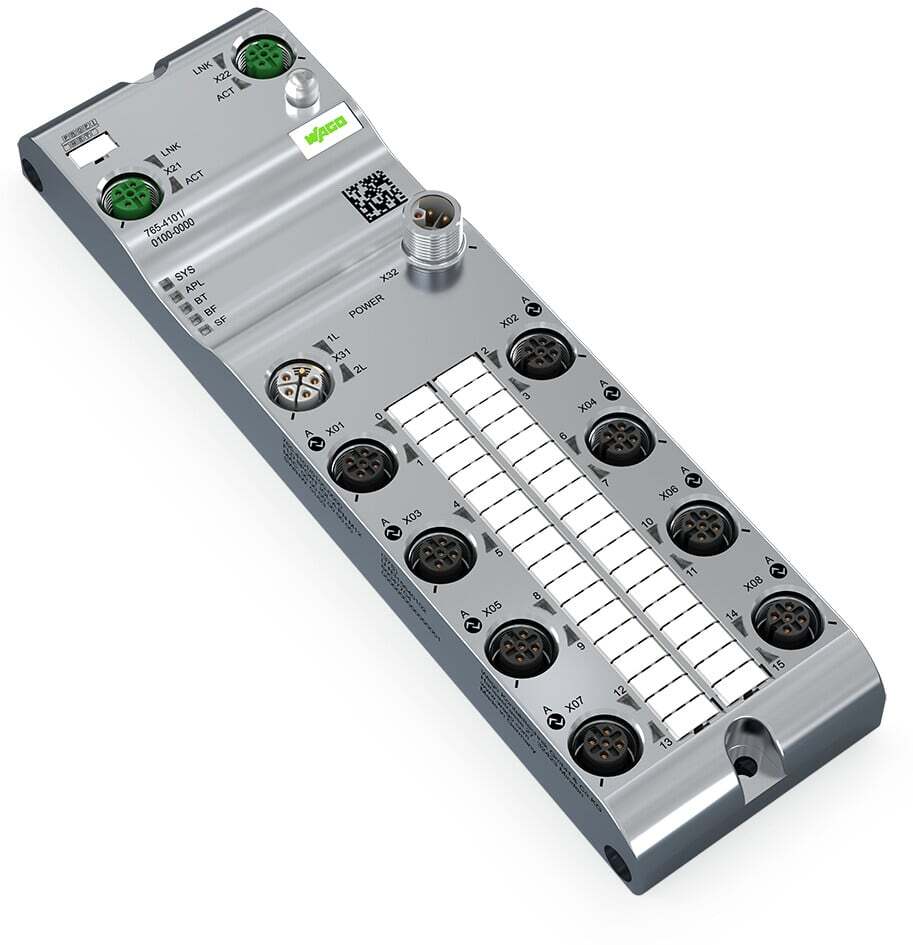 765-4101/100-000 Input/Output Unit, 24 V DC, 16000 mA, 16 Inputs, 16 Outputs