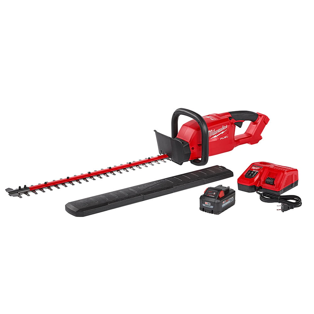 2726-21HD M18 Fuel Heavy Duty Cordless Hedge Trimmer Kit, 3/4 in Cutting, Double Sided Dual Action Blade, 18 VDC, 42-1/2 in OAL, Li-Ion Battery, Plastic Housing