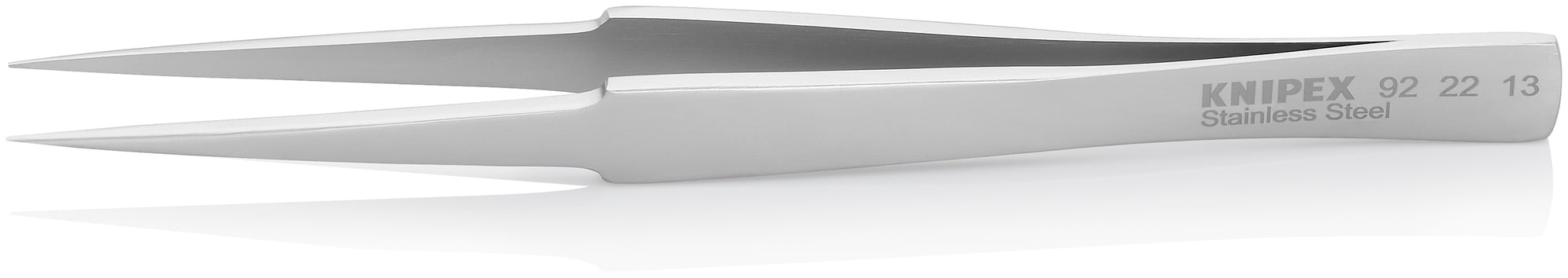 Stainless Steel Gripping Tweezers-Pointed Tips, 5 1/4 in., 0.40 mm TT, 0.50 mm TW