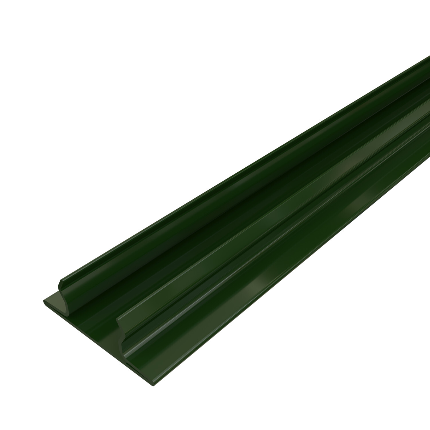 P3184-10GR Closure Strip, 10 ft L x 1-5/8 in W, For Use With 1-5/8 in Channel, Carbon Steel, Perma-Green III