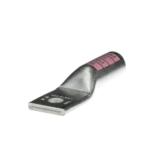 60172 Color-Keyed 1-Hole Non-Insulated Compression Lug Connector, 500 kcmil Solid Aluminum/Copper Conductor, Die Code: 99H, 5/8 in Stud, Aluminum