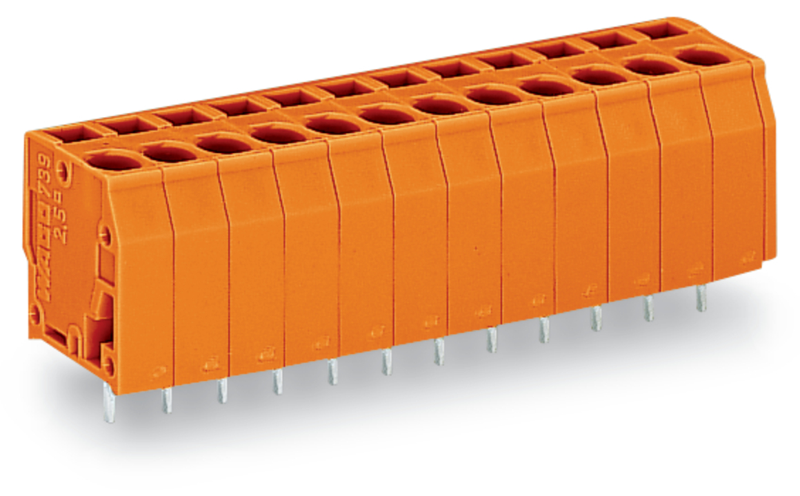 739-153 Operating Tool PCB Terminal Block, 630 V, 24 A, 28 to 12 AWG Wire, 3 Poles