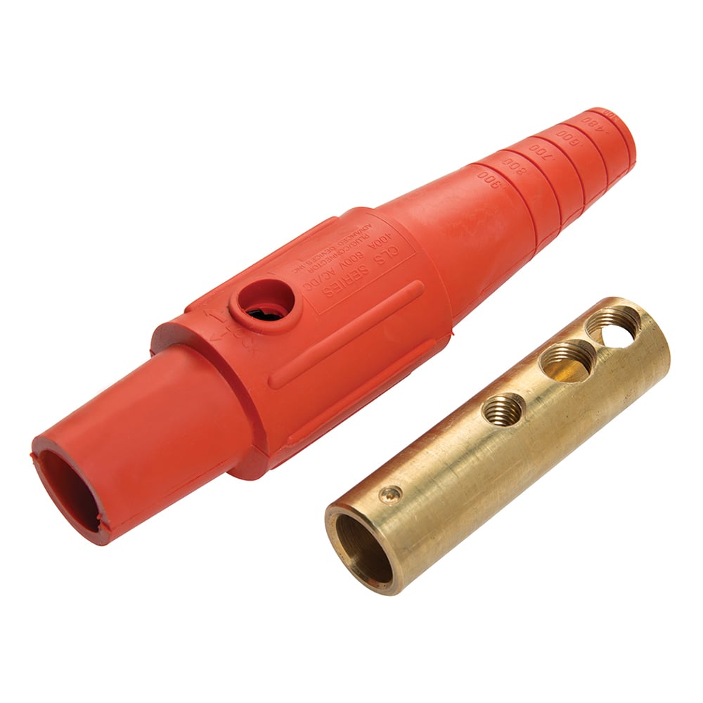 PS40FBO Series 16 In-Line Connectors, Orange