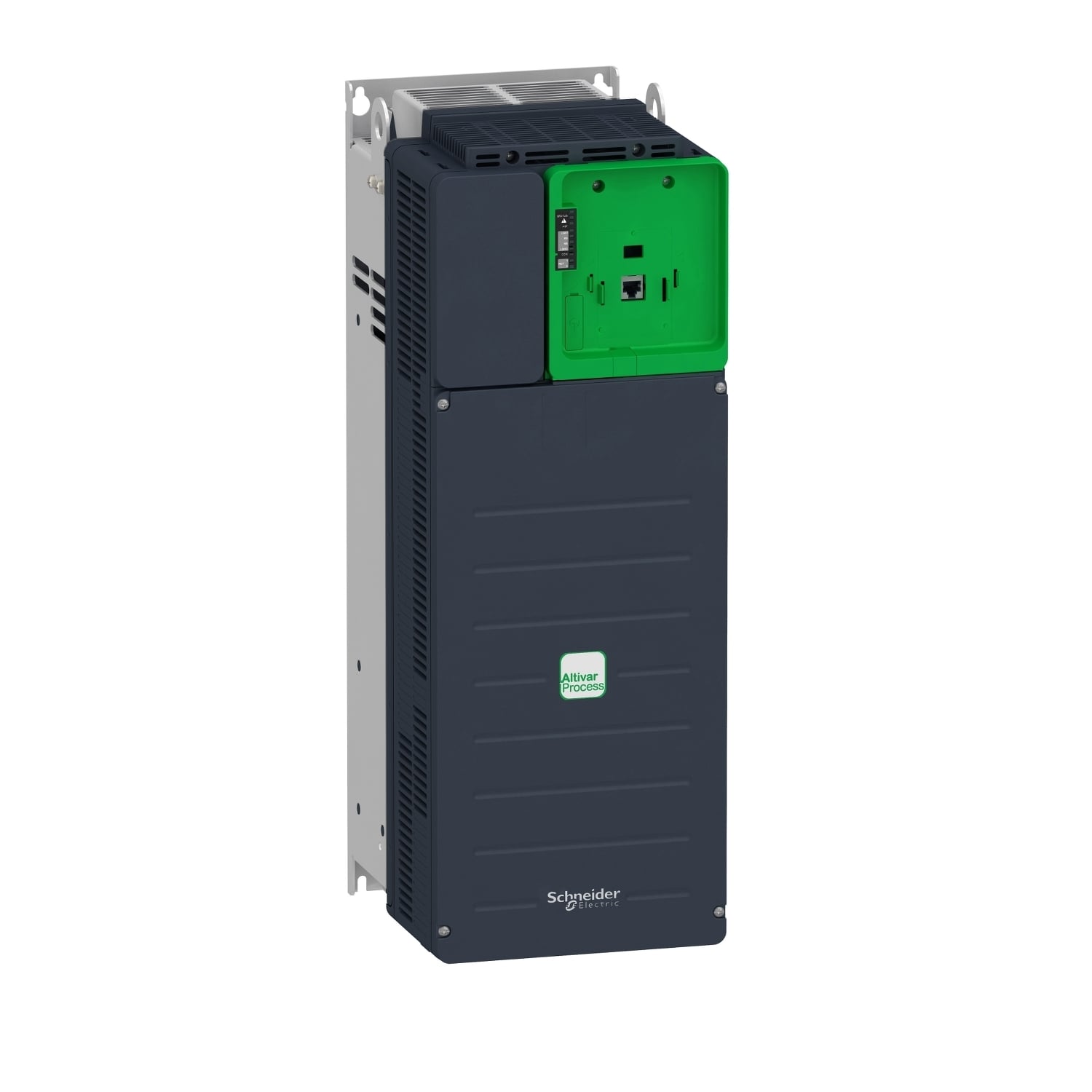 ATV930D45N4ZU ATV900 3-Phase Standard Variable Speed Drive, 380 to 480 V, 79.8, 69.1 A Normal Duty/67.1, 59 A Heavy Duty, 60.0 hp Normal Duty/50.0 hp Heavy Duty, 8.27 in W x 10.31 in D