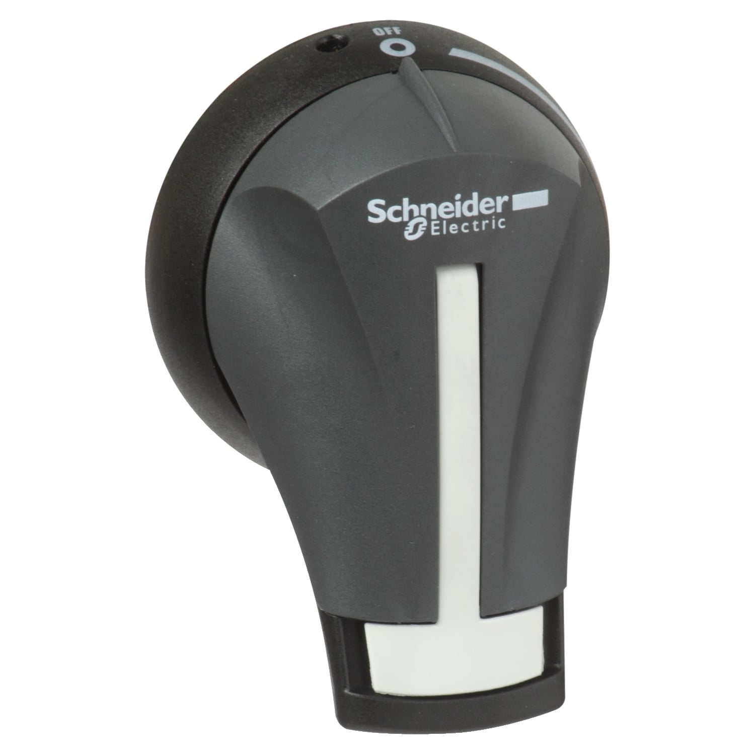 GS2AH410 TeSys 2-Position External Frontal Rotary Handle With Rotary Handle Padlocking, Black/Gray