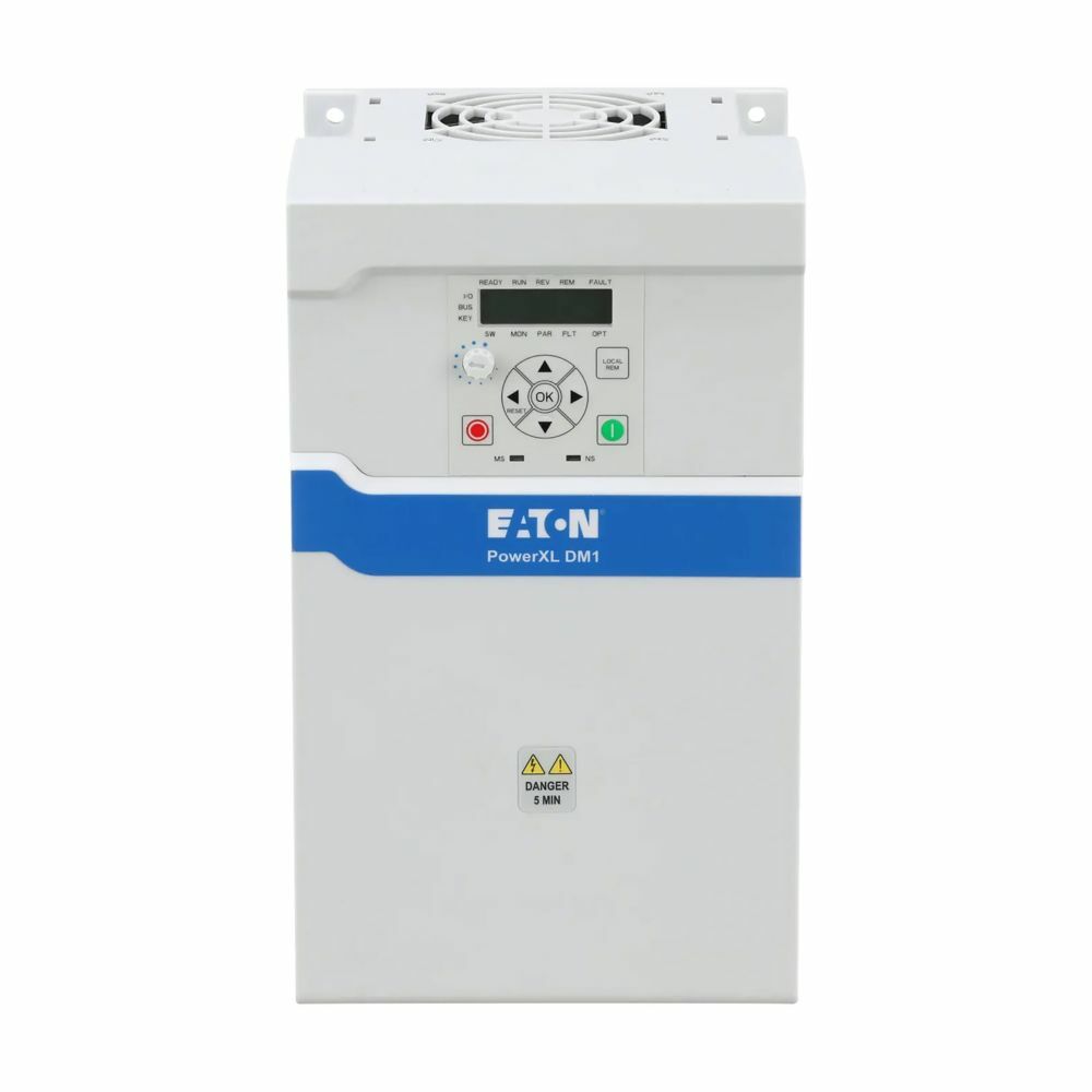 DM1-35018NB-S20S DM1 Micro Variable Frequency Drive, 575 V AC, 15 hp, 195 mm W x 184 mm D