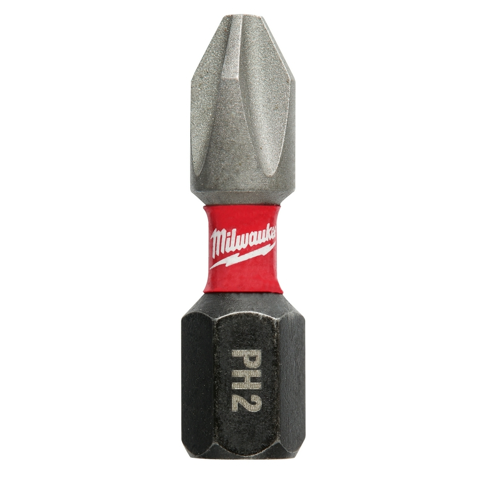 48-32-4412 Shockwave Impact Duty Impact Insert Bit, #2 Phillips Point, 1 in OAL, 1/4 in, Alloy Steel