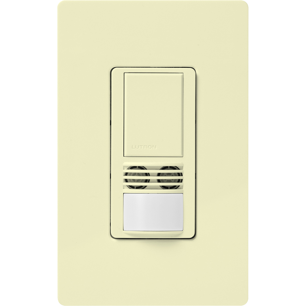 MS-B102-AL Maestro Dual-Tech Motion Sensor Switch, 6 Amp, 120-277V, 1 Pole/3-Way, Neutral Required, Almond