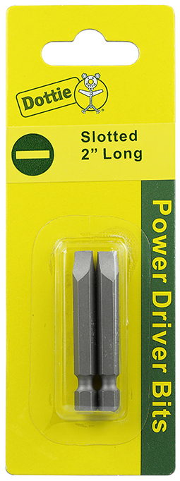 IB3SLC 2-Piece Power Drive Bit, #3 Slotted Point, 2 in OAL