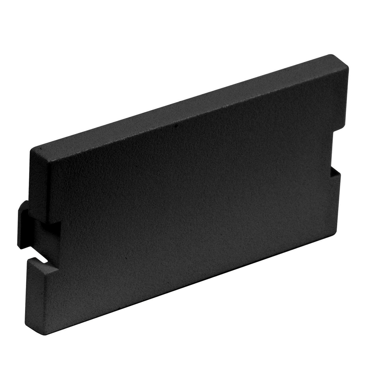 IMB1BK 1-Unit Blank Horizontal Unloaded A/V Module, Snap-Fit Mount, ABS, Black