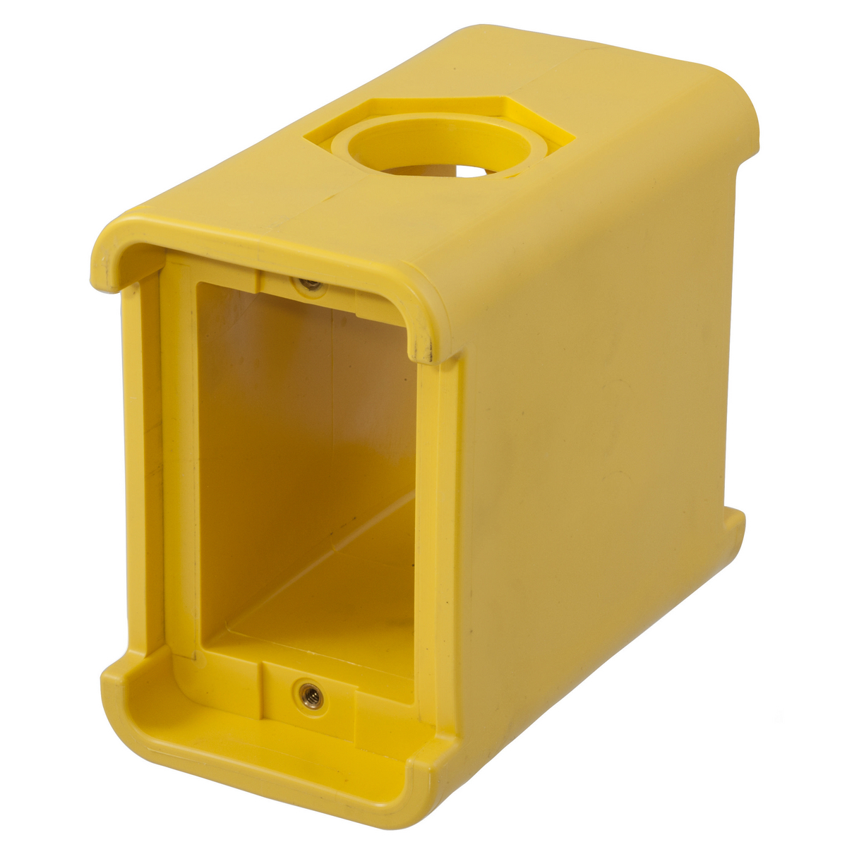 HBL3080 Molded Non-Metallic Standard Portable Outlet Box, Thermoplastic/Elastomer, 19 cu-in Capacity, 2 Gangs, 1 Outlets