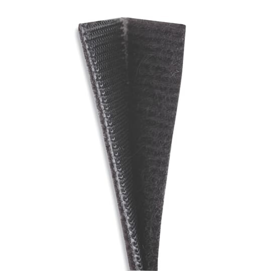 FOS320-50-0 Ty-Rap Stripped Cable Tie, 12 in L x 3/4 in W x 1/16 in THK, Nylon/Polyethylene, Black