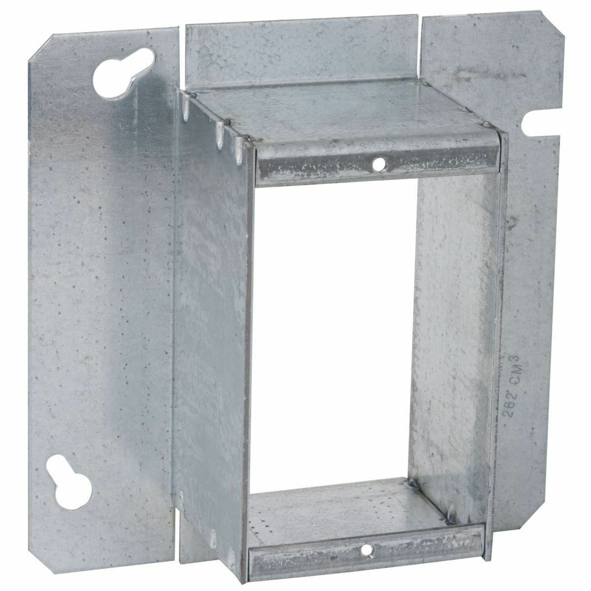 899 Machined Standard Box Cover, 4-11/16 in L x 4-11/16 in W, Receptacle/Switch Cover, Steel
