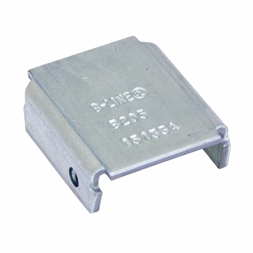 B205GRN Type X Channel End Cap, For Use With B22 Series Channel, Low Carbon Steel, Dura Green