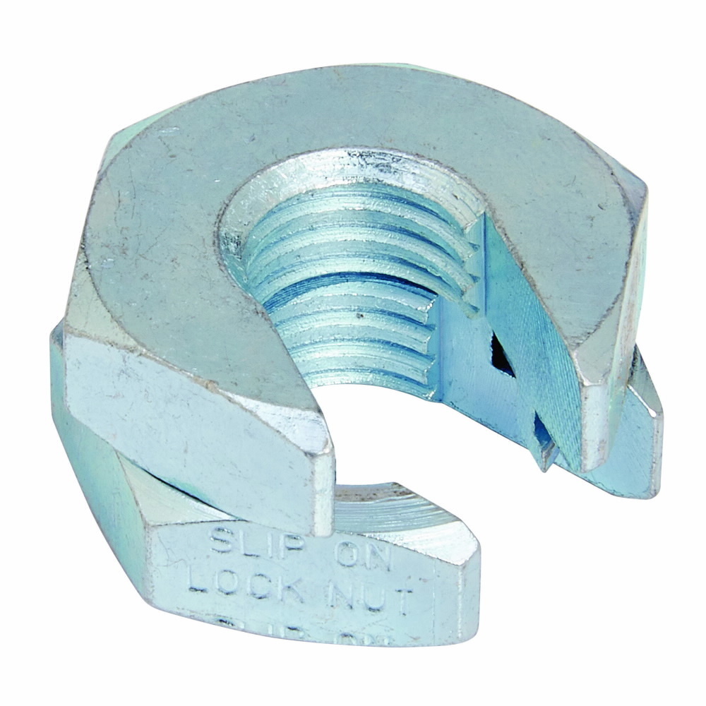 SLN38ZN Locknut, 3/8-16 Thread, Steel