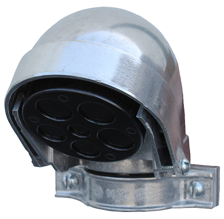 EC125 Clamp-On Entrance Cap, 1-1/4 in, Aluminum