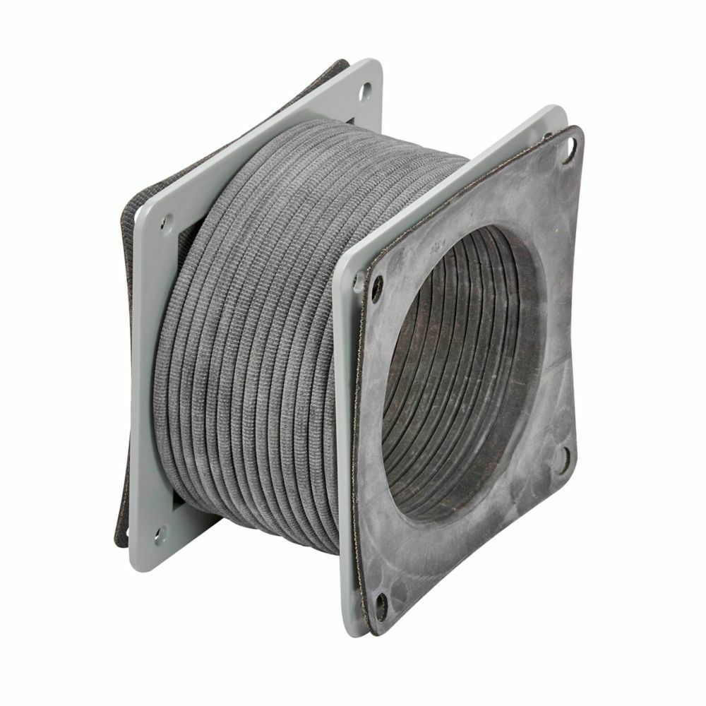 88-12FFF Flexible Fitting, For Use With NEMA 12/IP54 Hinged Screw Clamp Cover Wireway, Steel, Gray