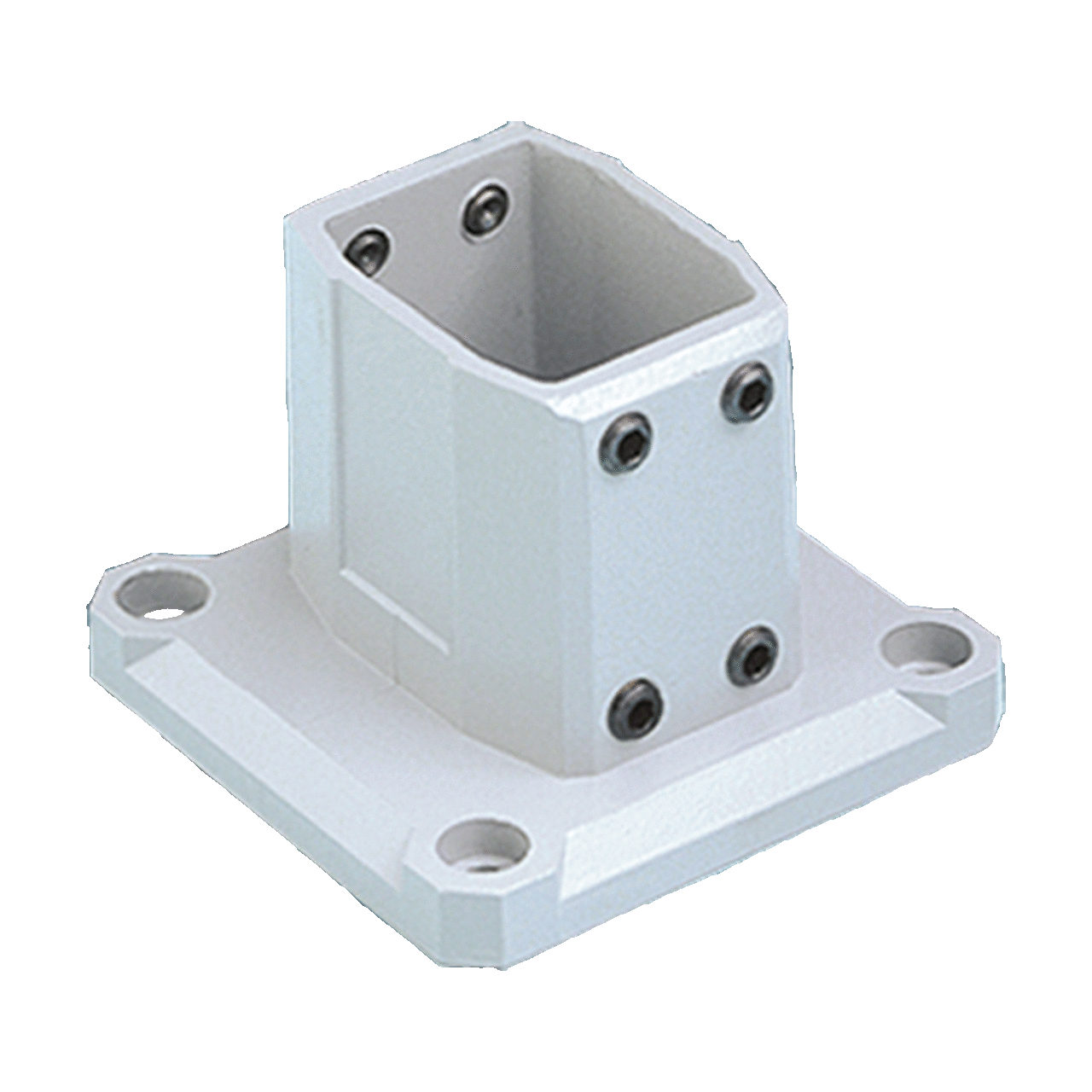 CCS2WFBLG Compact CS4 Base Bracket/Wall Flange, 3.54 in L x 4.53 in W x 2.95 in H, For Use With COMPACT Series 2 45 x 60 mm Pendant Arms, Aluminum, Light Gray
