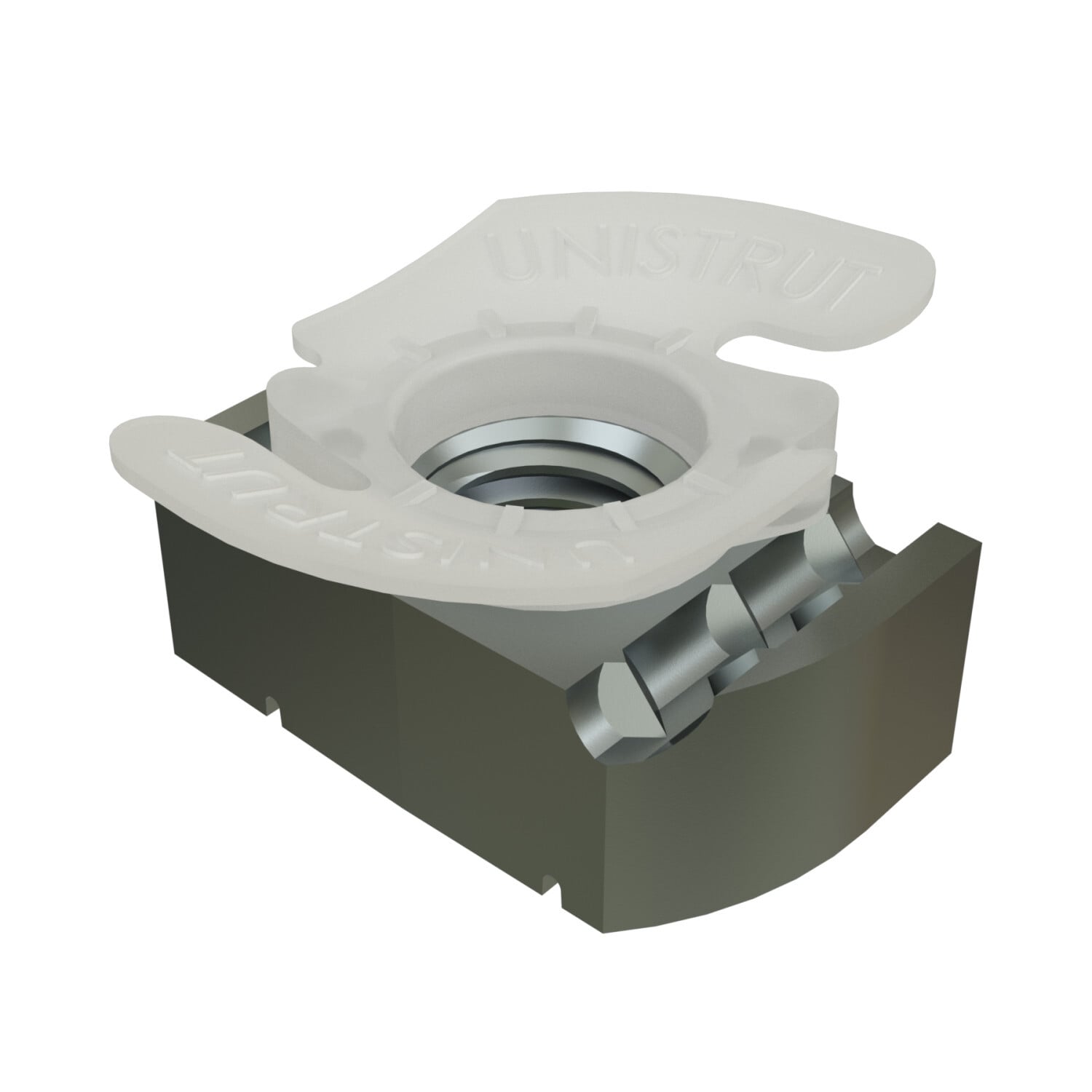 UNISTRUT CHANNEL NUT, 3/8"-16, 1-1/2"x 3/4"x 1-23/64", TOP GRIP, EG