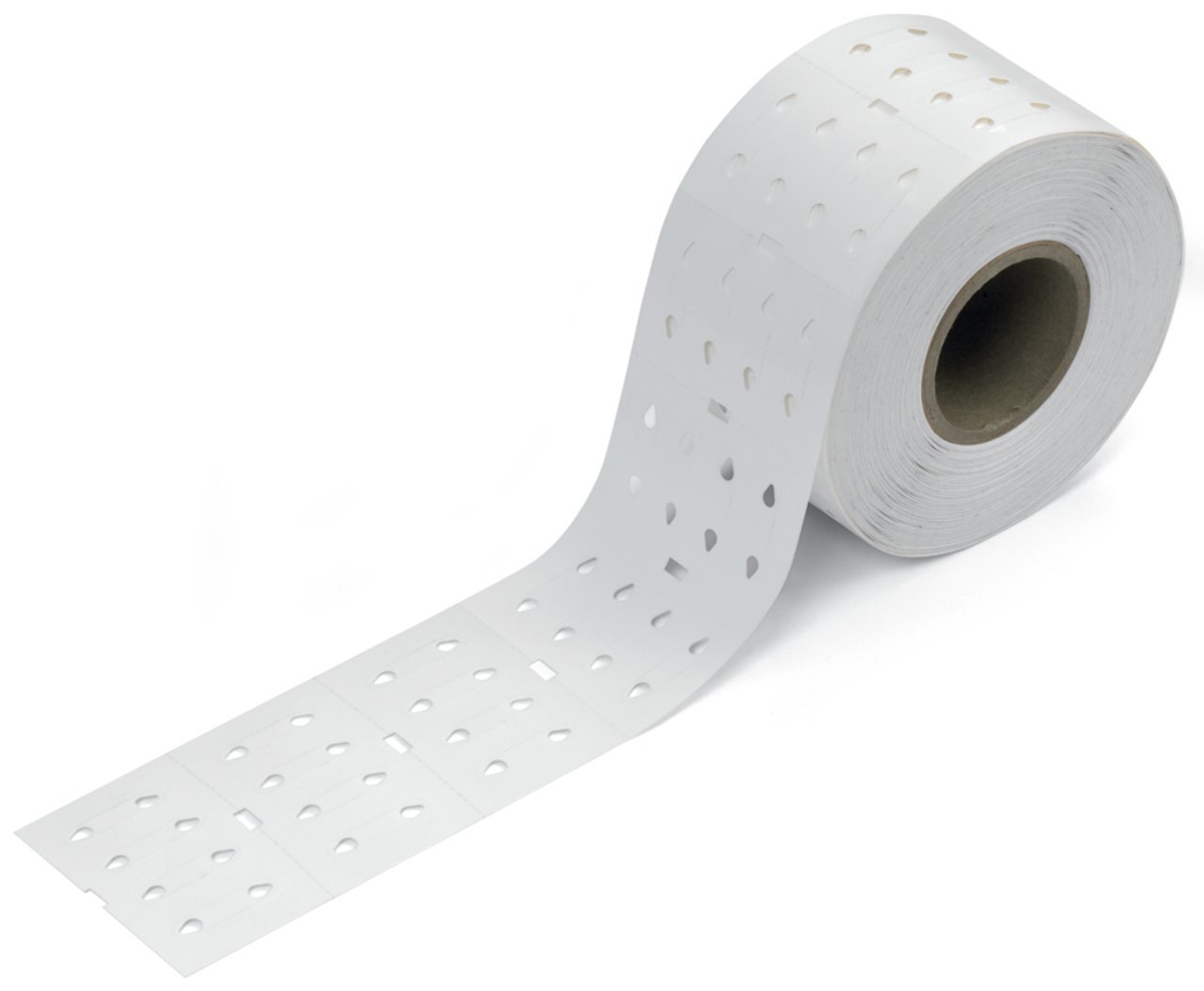 211-862 211 Thermal Transfer Marker, 10.5 mm L x 7 mm W, Polyester, White