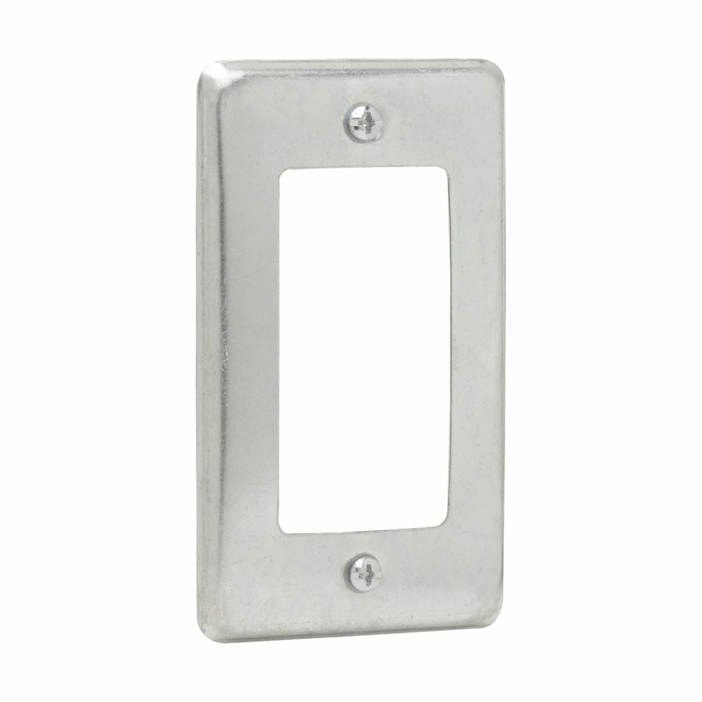 TP613 Utility Electric Box Cover, 4 in L x 2-1/8 in W, Steel