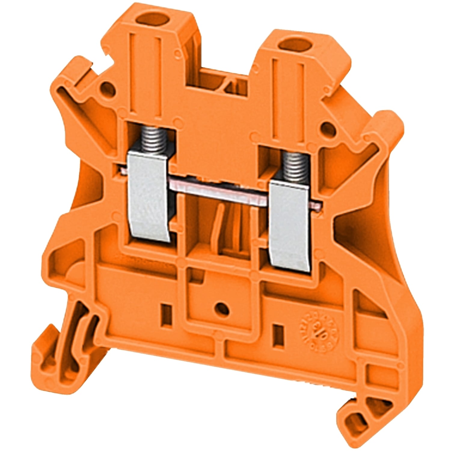 NSYTRV22AR Linergy TR 1-Level 2-Terminal Feed-Thru Terminal Block, 1000 V, 32 A, 26 to 12 AWG Solid/Stranded Wire, 1 Poles, DIN Rail Mount