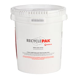 SUPPLY-040 RecyclePak Lamp Ballast Recycling Pail, 5 gal Container, 55 lb Capacity