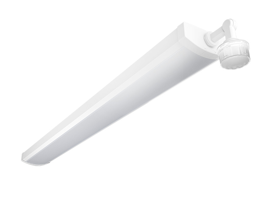 GUS17-4/LCBS/MVS GUS Dimmable LED Wrap Fixture, 50/40/30 W Fixture, 120 to 277 V AC, White Housing