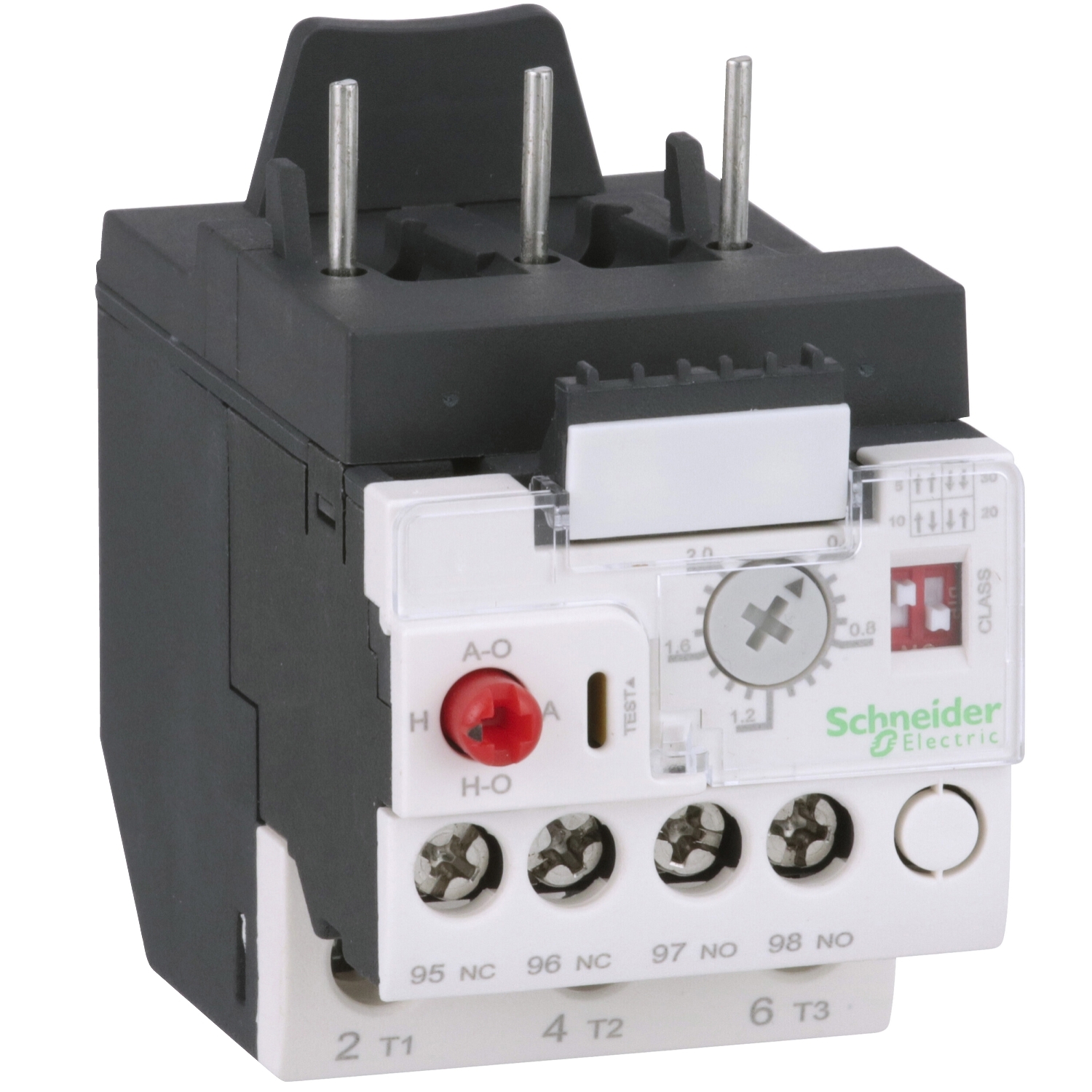 LR9D02 TeSys LR9D Electronic Thermal Overload Relay, 0.4 to 2 A, 1NO-1NC 1 Form A/1 Form B Contact