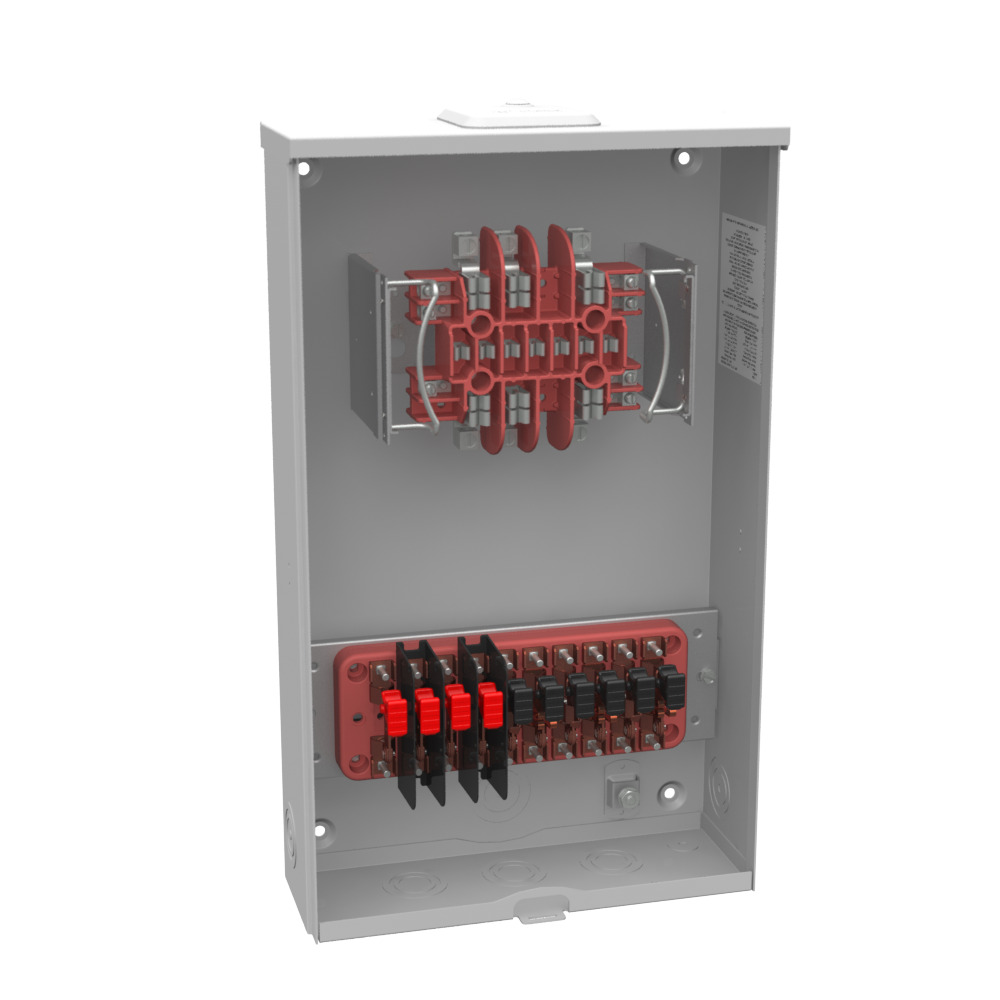 UC7445-XL-TS100109 Single Position Meter Socket with Test Switch, 20 Amp, 3 Phase, Ringless, No Bypass, 13 Term, OH, UG, 600V
