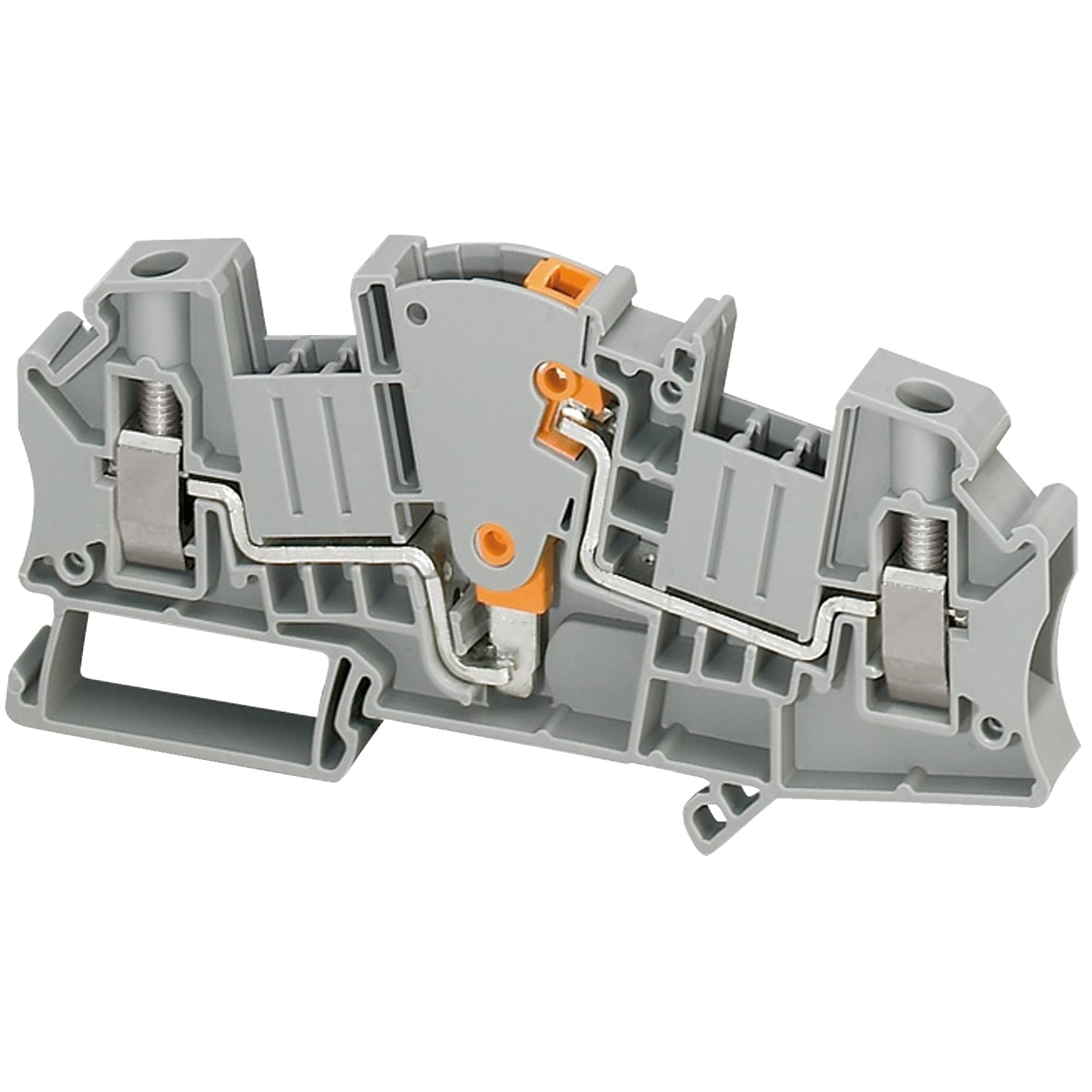 NSYTRV62TTD Linergy TR 1-Level 2-Terminal Terminal Block, 500 V, 30 A, 24 to 8 AWG Solid/Stranded Wire, 1 Poles, Clip-Fit Mount