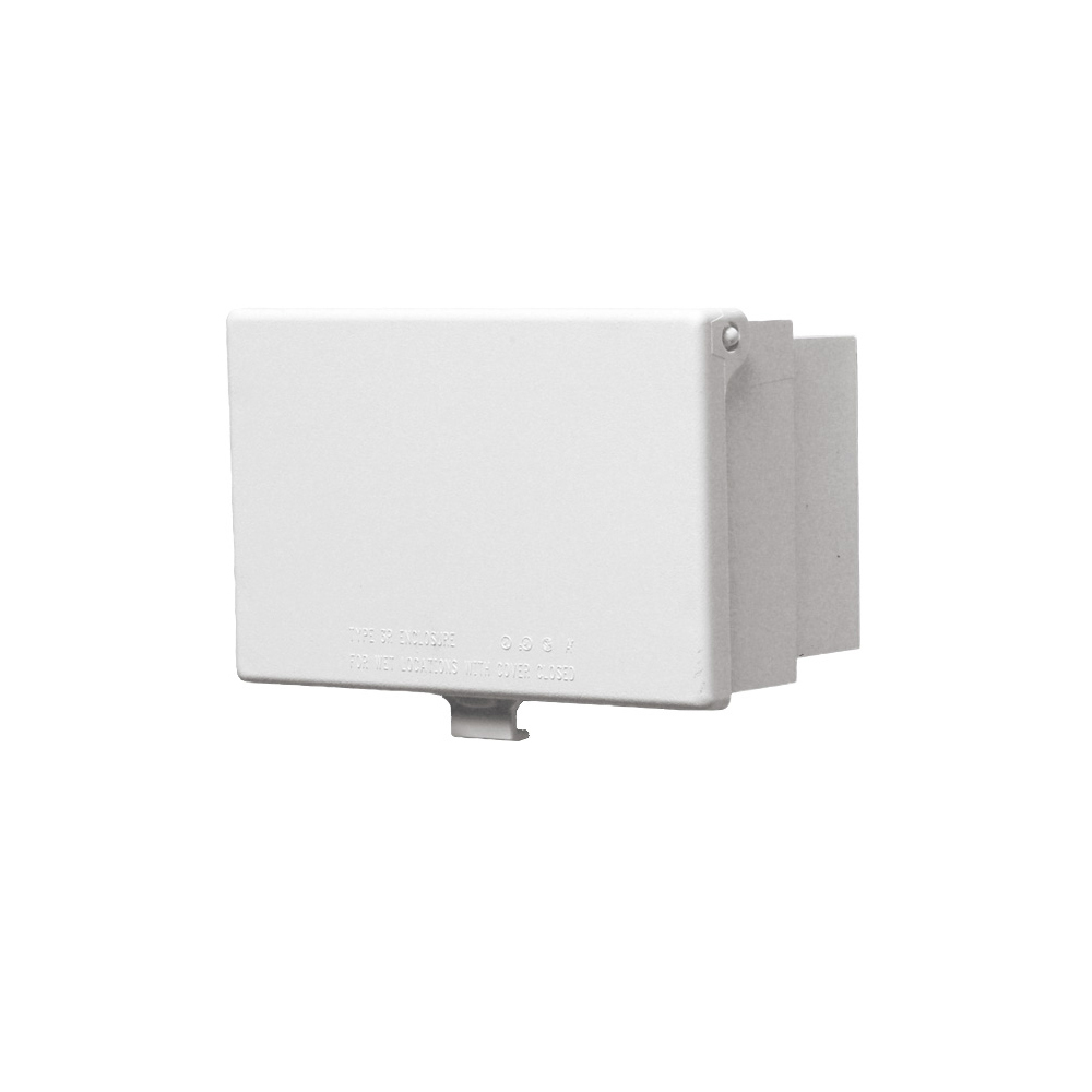 60HW Collapsible Extra Duty Low Profile Weatherproof While-In-Use Cover, 4.192 in L x 5.836 in W x 1.67 in D, Receptacle Cover, Plastic