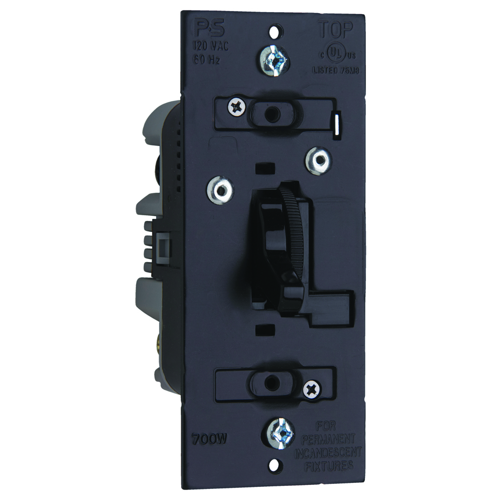 TD703P TradeMaster 3-Way Dimmer Switch, 120 VAC, 1 Poles, Brown