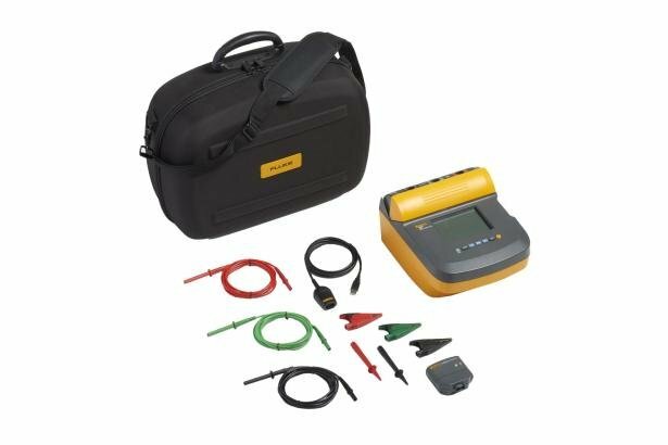 FLUKE-1550C Insulation Tester, 5 kV AC, 2 TOhm, +/- (15% + 2 V) Accuracy, LCD Display, CAT III 1000 V/CAT IV 600 V