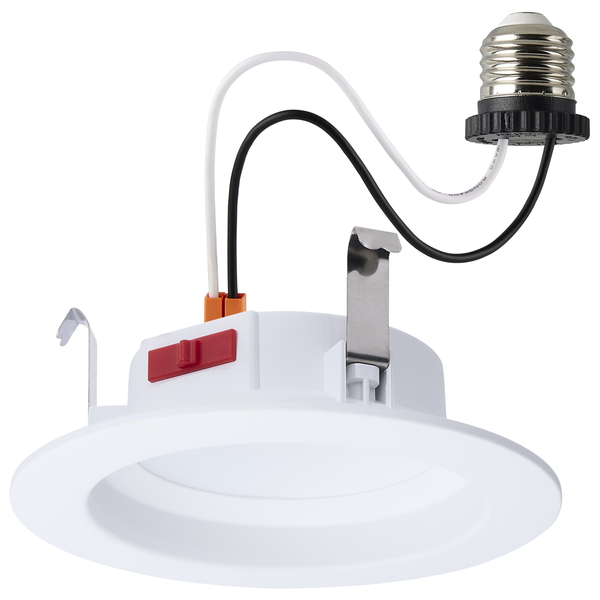 6 Watt LED Downlight Retrofit - 4 Inch - CCT Selectable - Round - White Finish