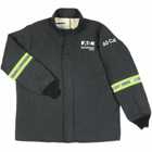 Eaton Bussmann series PPE 40 cal hip length coat, 5XL, ultralight arc flash hip length coat