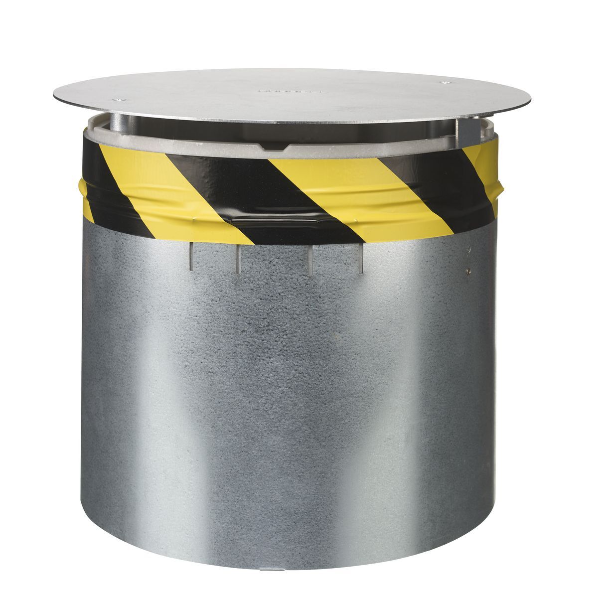 S1R10PTFIT Fire-Rated Recessed Standard Poke-Through Floor Fitting With Installation Cover, 10 in Hole, Assorted Materials
